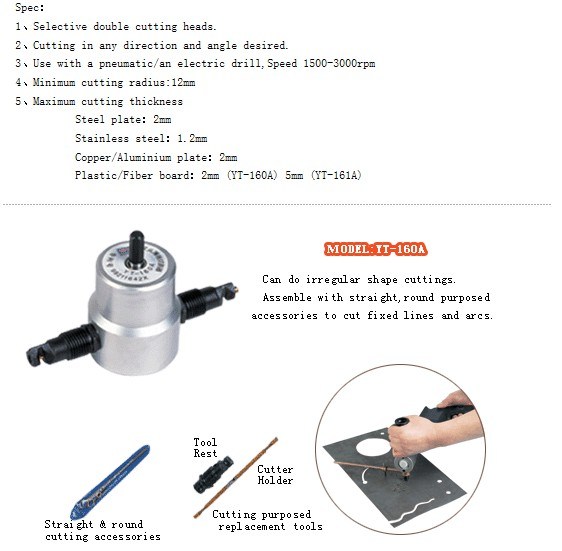 Recortadora de chapas para corte de metales de alta calidad eléctrica portátil profesional de Powertools/