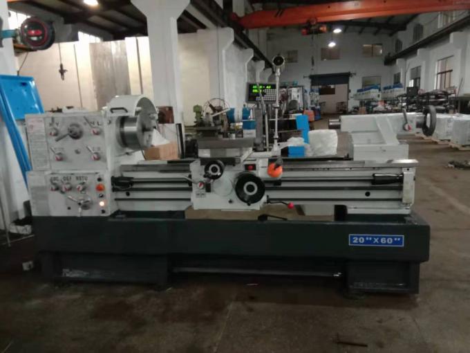 Torno del banco del metal de la estructura de la pared del doble del torno 230V del metal del CNC C6241 1