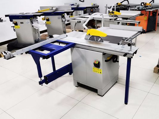 sierra semi automática de planchar de la tabla de la carpintería de la prensa de madera 1500W