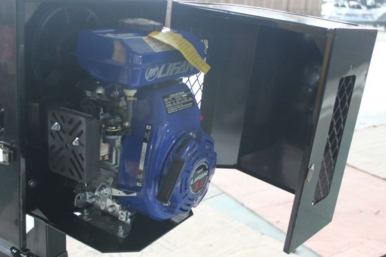 Dos ruedas Mini Concrete Mixer eléctrico 250L con el arrabio Ring Gear
