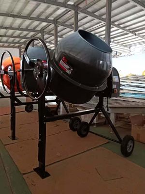 mezcladora del cemento de 160L Mini Concrete Mixer Machine Yellow
