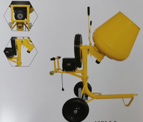 Mezclador de cemento del motor de gas de Mini Concrete Mixer Machine Roll del certificado del CE