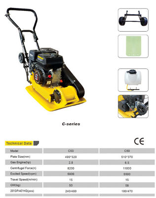 Máquinas-herramientas 5.5HP del jardín de la reparación del camino