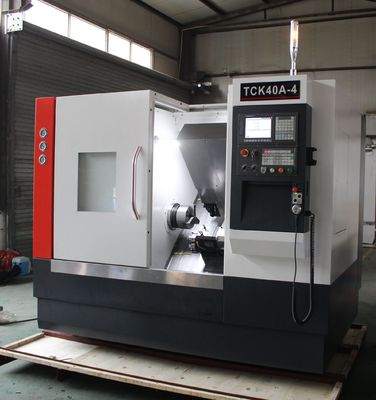 Máquina del torno de la precisión automática del torno del metal del CNC del ISO que muele 9001