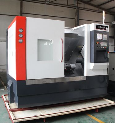 Máquina del torno de la precisión automática del torno del metal del CNC del ISO que muele 9001
