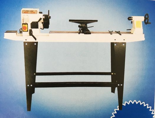 Tipo manual de torneado de madera del piso de la precisión de la máquina del torno de la velocidad variable