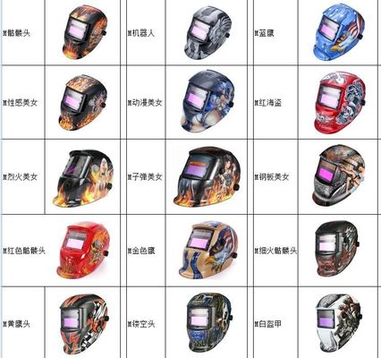 Casco de la soldadura de la máscara de Printed Solar Protective del electricista