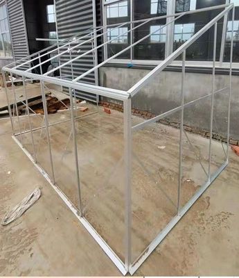 la casa verde montada en la pared de los 4ft montó fácilmente el invernadero de la casa de la afición