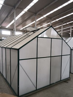 casa verde solar del marco de aluminio del jardín del chapitel de las máquinas-herramientas del jardín de los 5cm