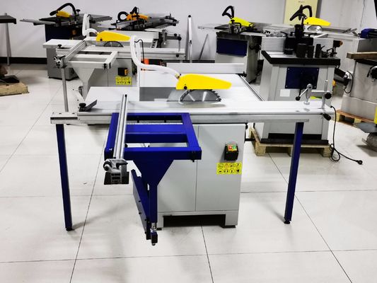 sierra semi automática de planchar de la tabla de la carpintería de la prensa de madera 1500W