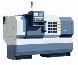 Torno de torneado ISO horizontal 9001 Hardway del metal del CNC de la cama plana 400m m