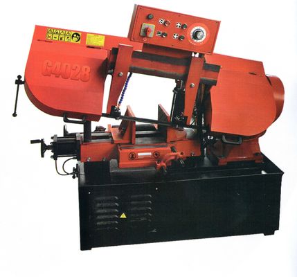 Procesamiento de melal horizontal de corte eléctrico de metal con sierra de banda 220v