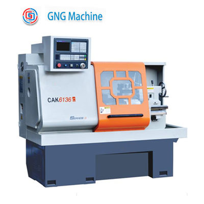 Torno CNC de metal para la metalurgia con preseteador de herramientas de viaje de eje X / Z de 400 mm